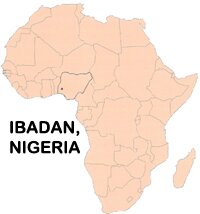 Ibadan Nigeria Map